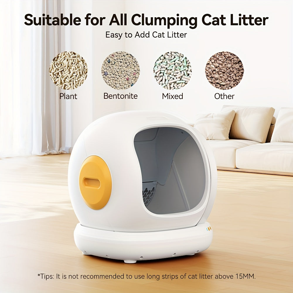 Self Cleaning Automatic Cat Litter Box With App Control