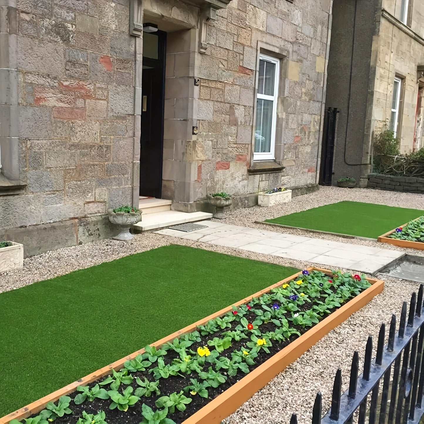 Realistic Artificial Grass Turf For Garden Pets Indoor