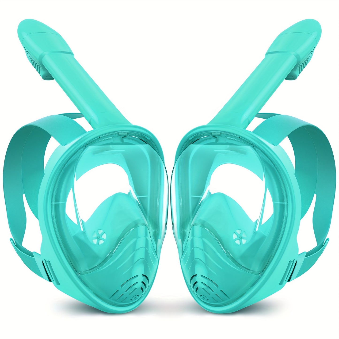 Two Pack Full Face Snorkel Mask For Kids With Camera Holder