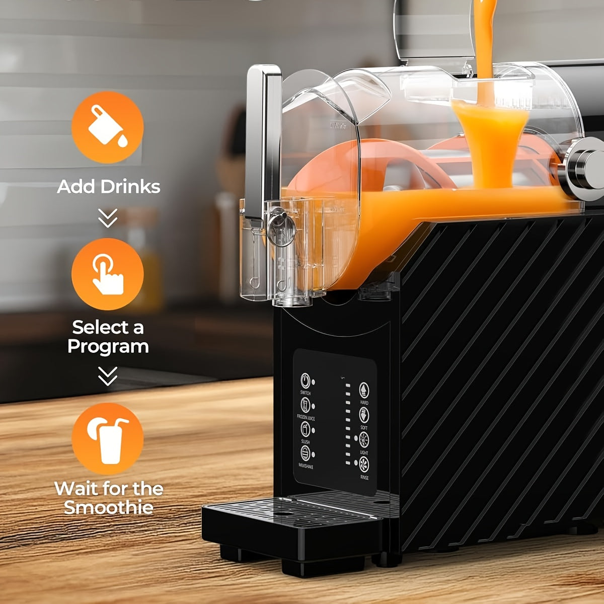 Six Preset Smoothie Maker With Seven Temperature Settings