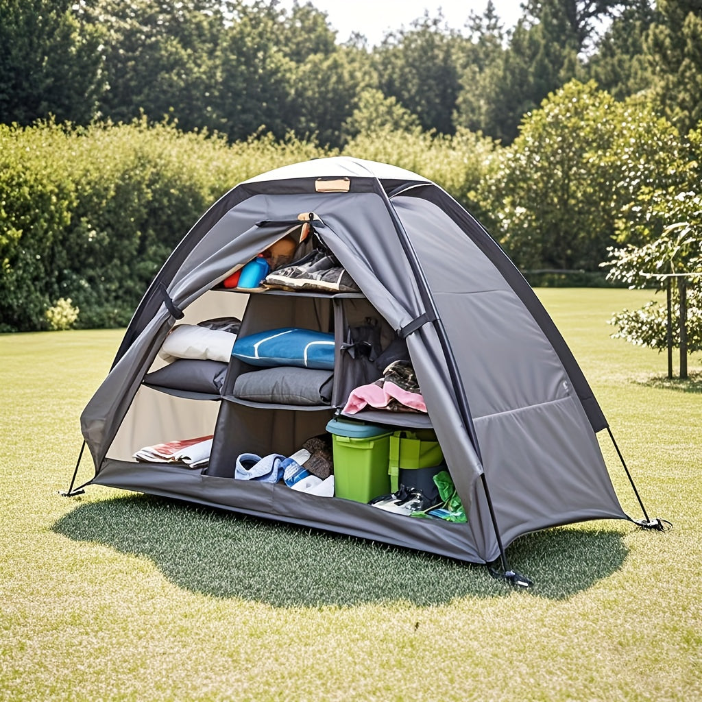Large Capacity Camping Tent With Organizer Compartments