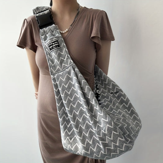 Comfortable Hands-Free Pet Sling Carrier for Dogs and Cats