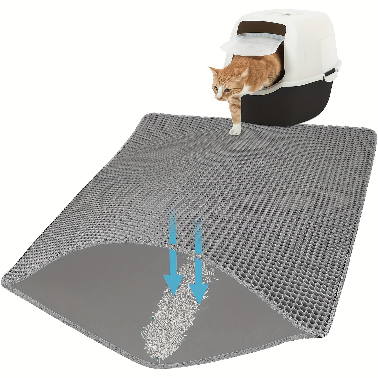 Waterproof Cat Litter Mat EVA Honeycomb With Vent Mesh