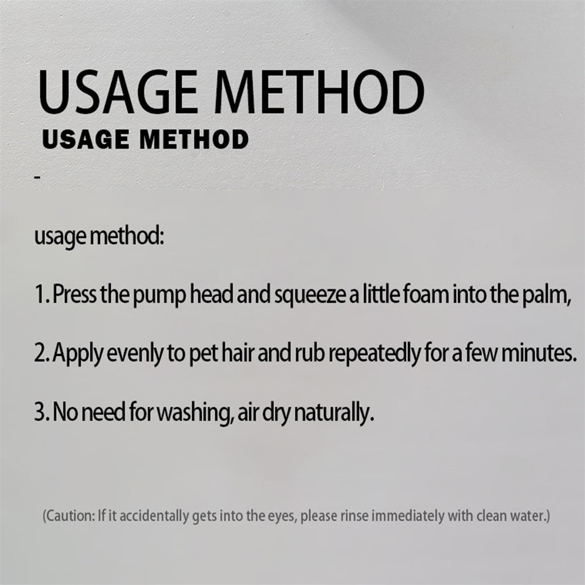 No Rinse Cat Bath Spray Quick Dry Leave In Grooming