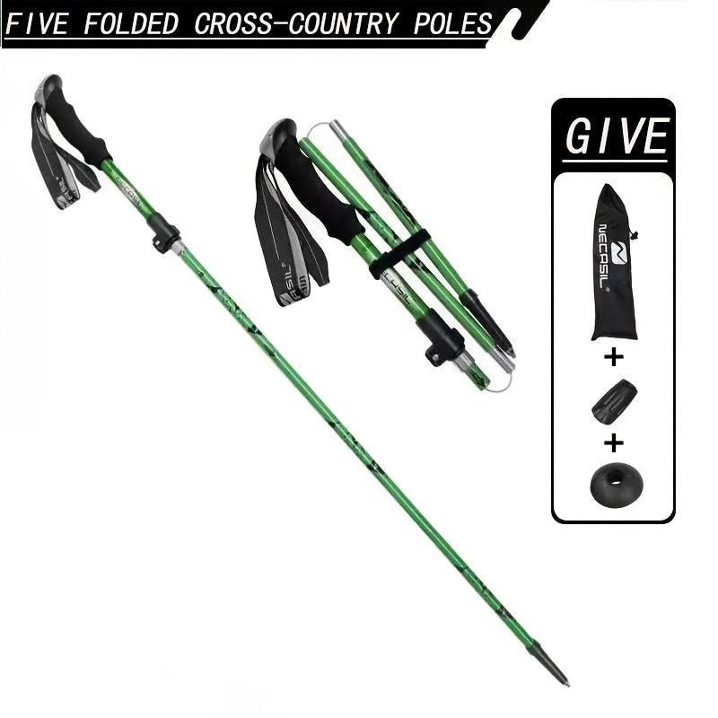 Lightweight Folding Trekking Cane for Hiking and Walking