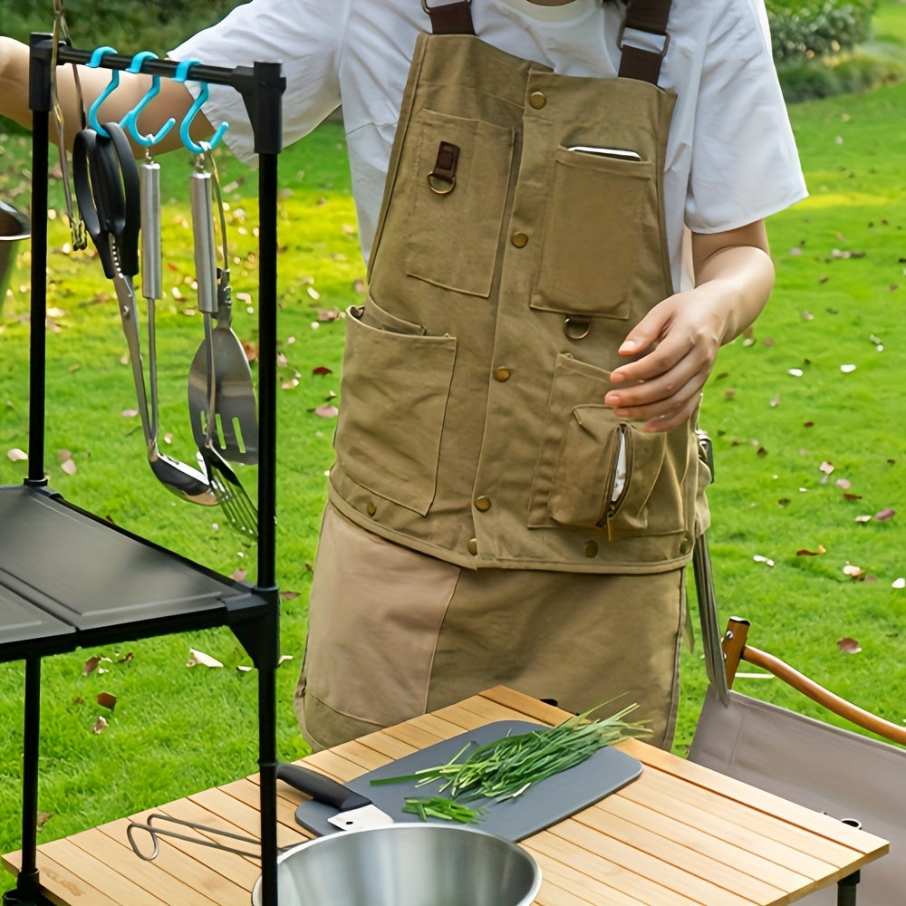 Multi-Purpose Outdoor Camping Vest for Gardening and Fishing