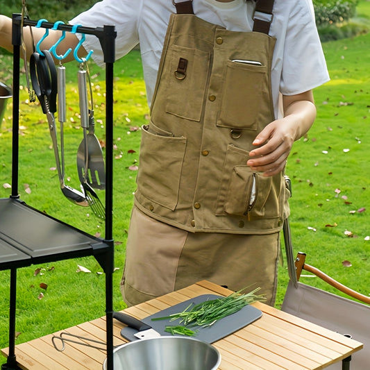 Multi-Purpose Outdoor Camping Vest for Gardening and Fishing