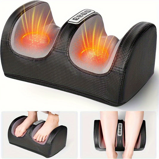 Shiatsu Foot Massager With Heat And Calf Massage Roller