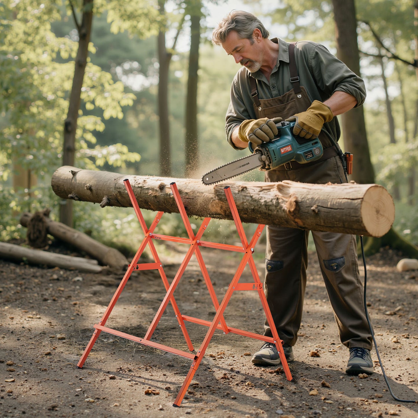 Heavy Duty Saw Horses Two Pack With 260 Lb Capacity