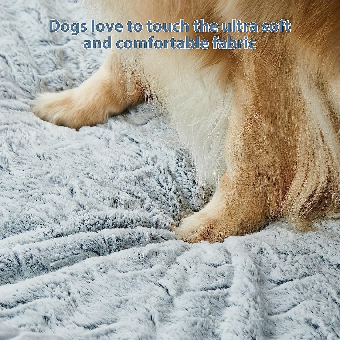 Cozy Plush Memory Foam Dog Bed With Removable Cover