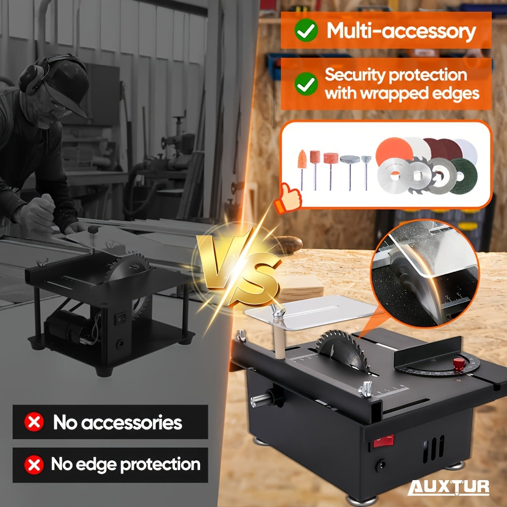 Mini Table Saw Multifunction Portable Adjustable Wood