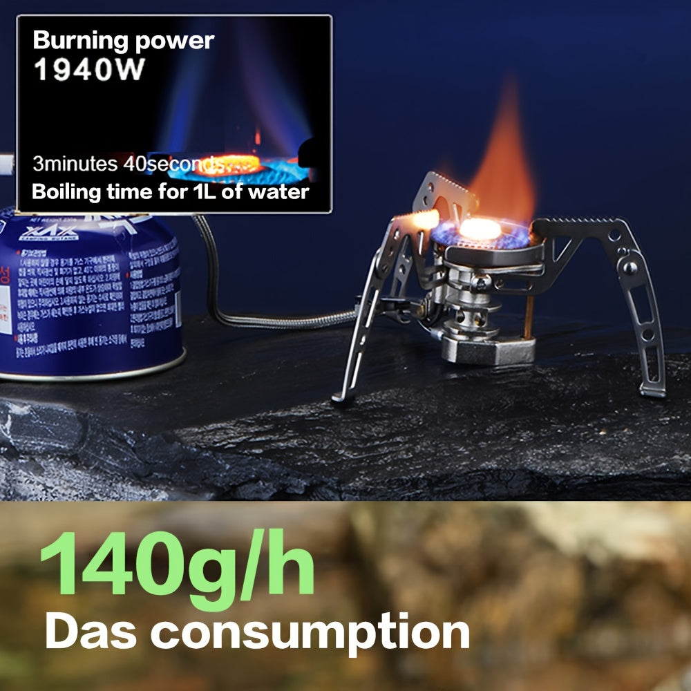 Aluminum Magnesium Alloy Camping Stove Windproof 2700W