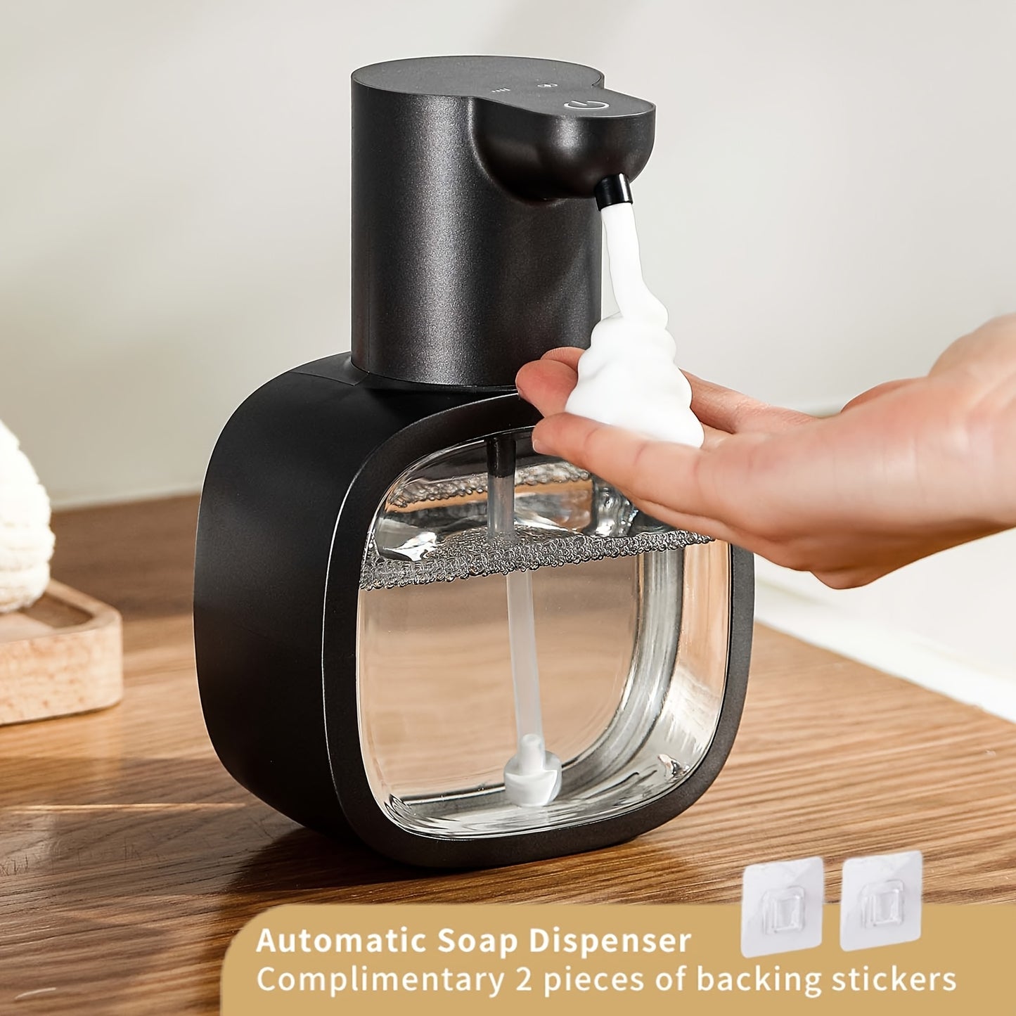 Automatic Foam Soap Dispenser Hands Free Wall Mount USB