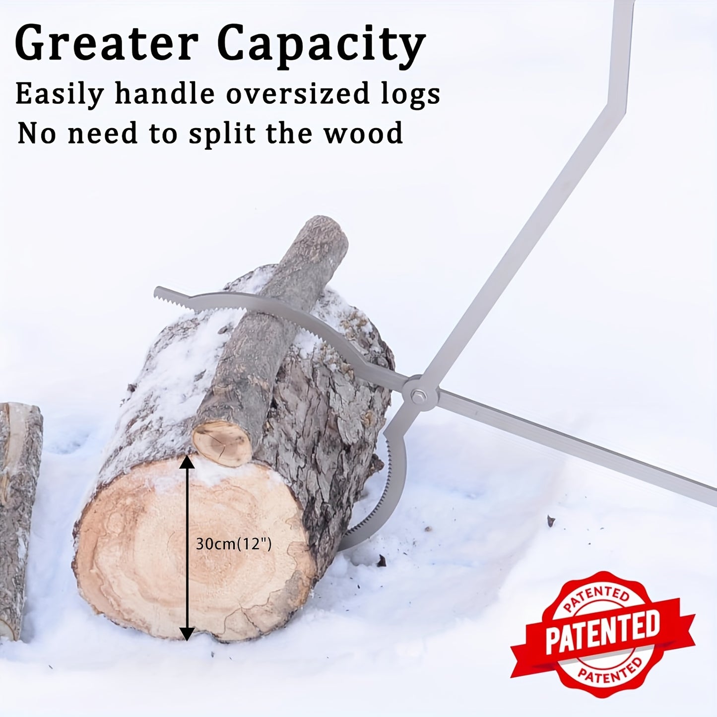 Stainless Steel Fire Tongs for Safe Firewood Handling and Grabbing