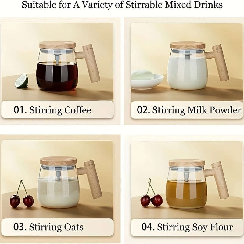 Electric Self Stirring Mug Battery Powered Coffee Mixer