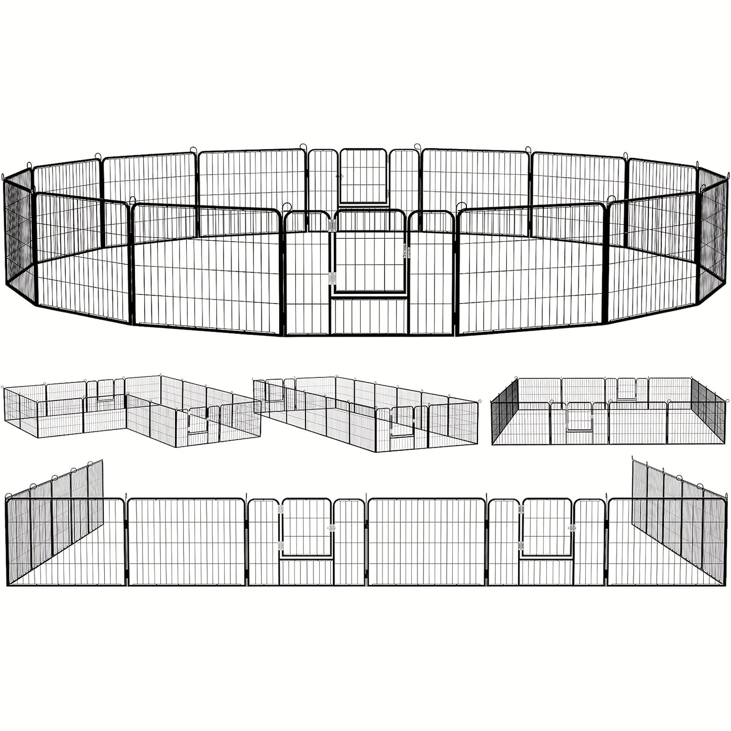 Portable Dog Fence for Indoor and Outdoor Pet Safety