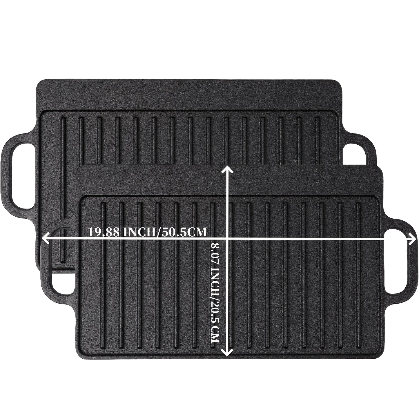 Cast Iron Skillets Set with Dutch Oven and Griddles Cookware