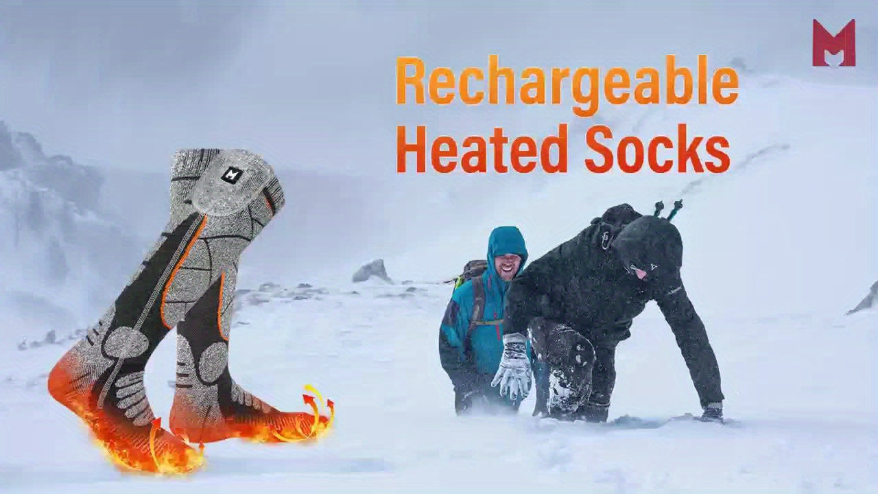 Rechargeable Heated Socks USB Powered With 3 Level Heat