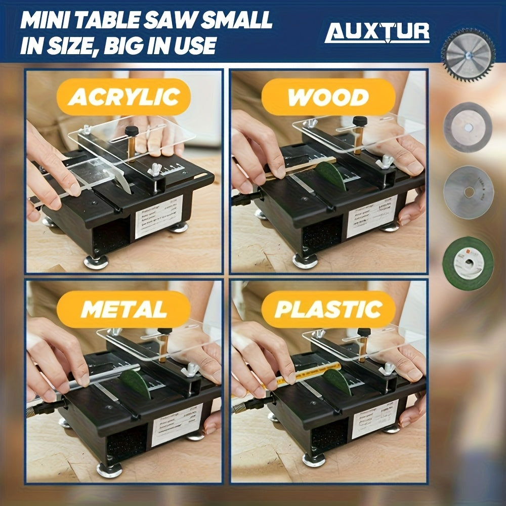 Mini Table Saw Multifunction Portable Adjustable Wood