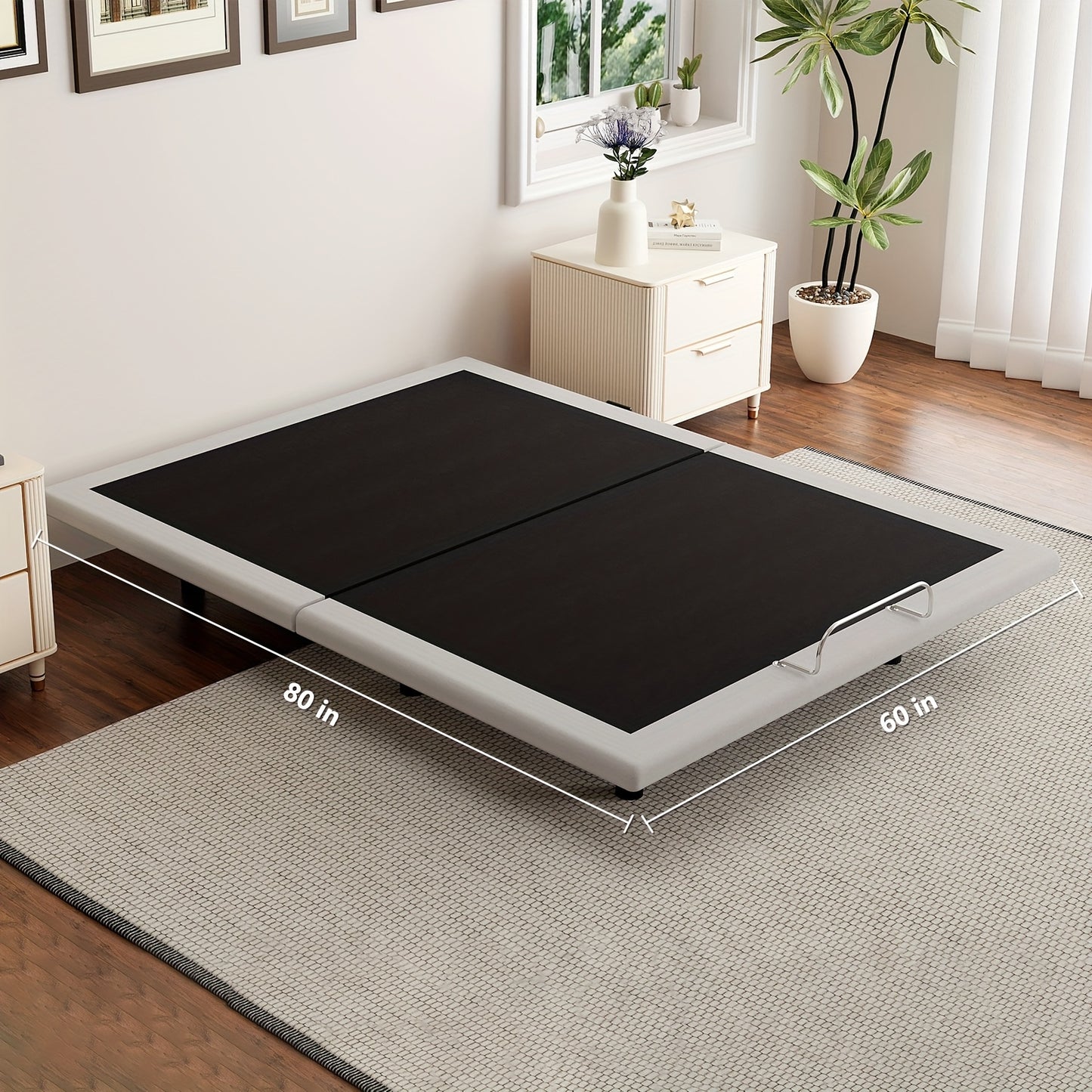 Electric Adjustable Bed Frame With Massage And Remote