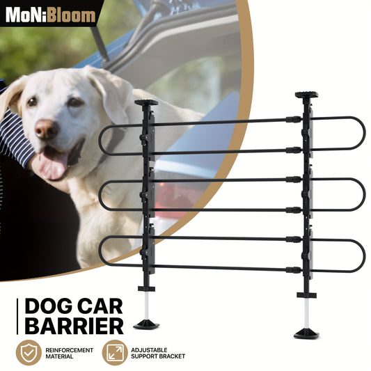 MoNiBloom Metal Dog Barrier for Safe Travel with Pets