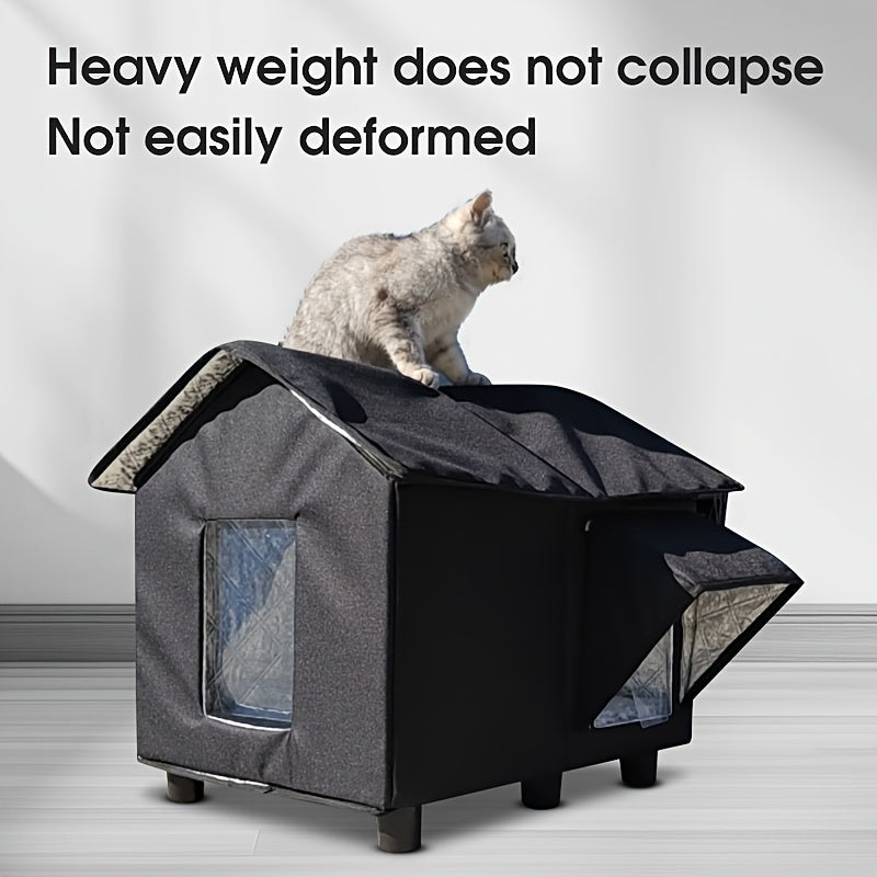 Winter Outdoor Pet Shelter For Cats And Dogs Rainproof