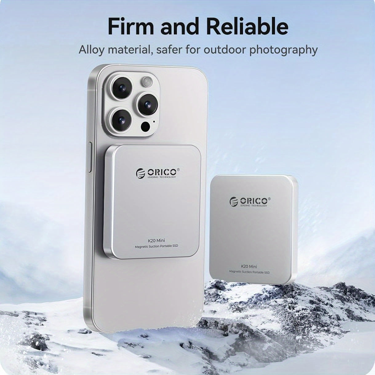 Magnetic External SSD ProRes HDR 4K for iPhone and PC