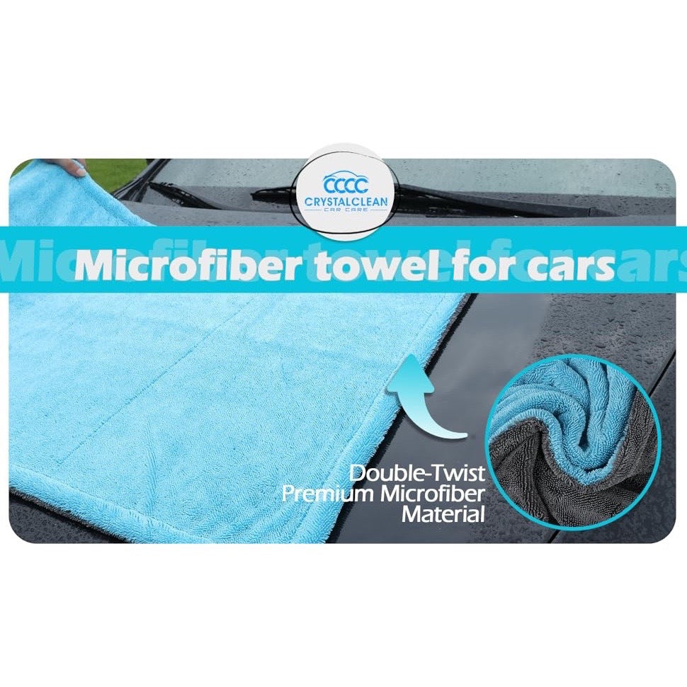 Double Twisted Loop Quick Drying Car Towel For Detailing