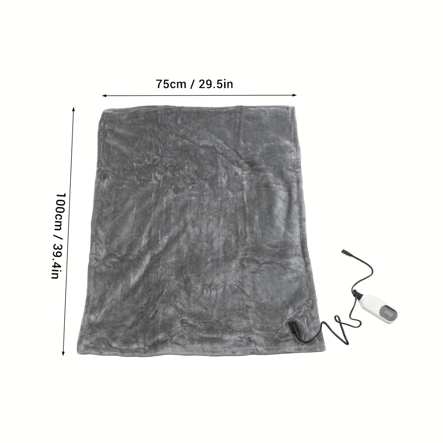Fdit 12V Electric Heated Blanket For Cars Trucks SUVs RV