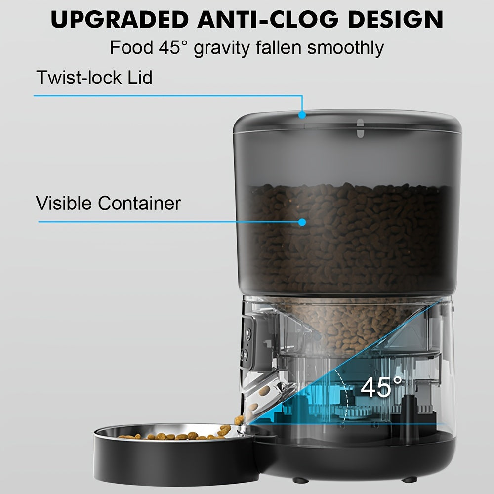 NPET Automatic Cat Feeder With Customized Meal Portions