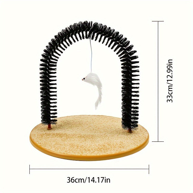Multi Functional Cat Groomer 4 In 1 Self Grooming Arch