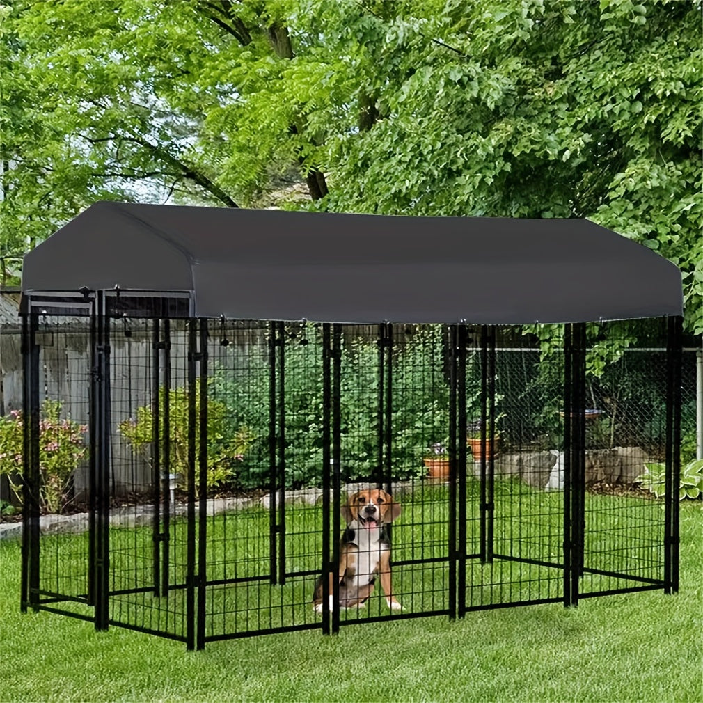 Metal Dog Kennel Outdoor Welded Wire Heavy Duty Pet Playpen