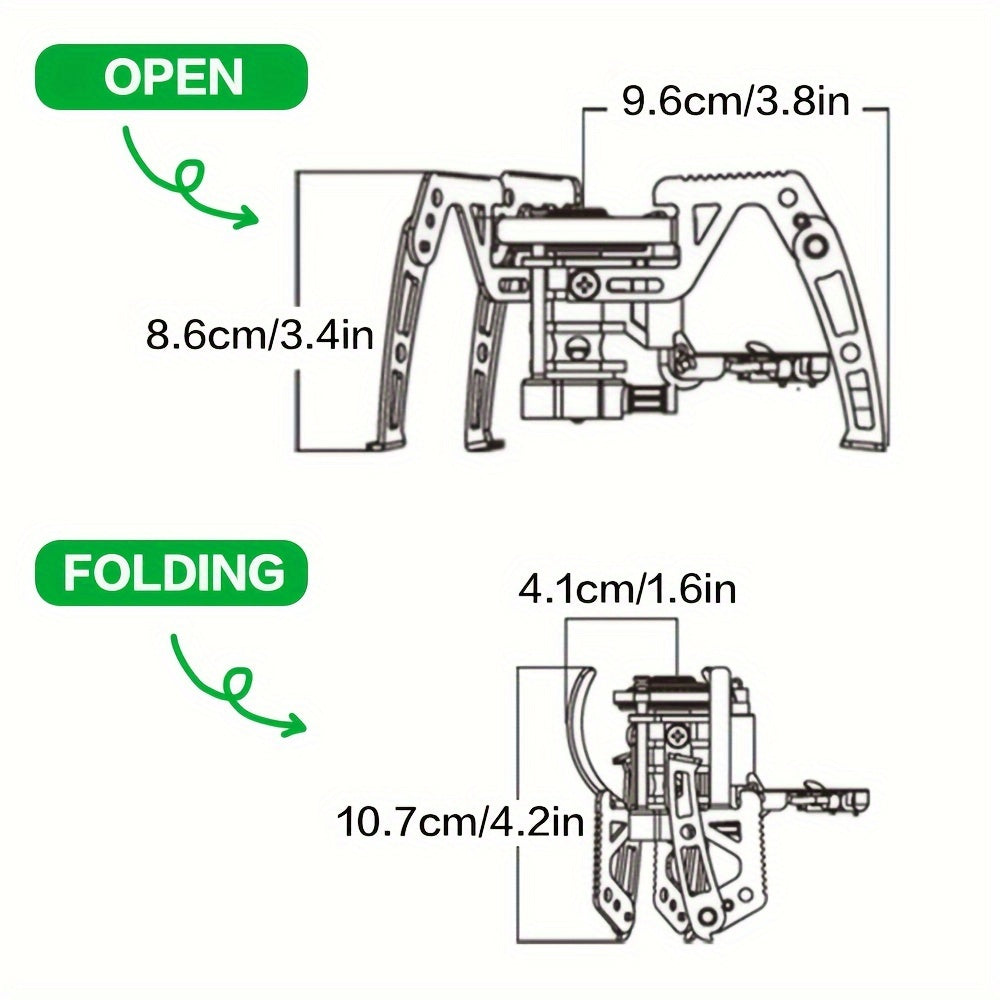Aluminum Magnesium Alloy Camping Stove Windproof 2700W