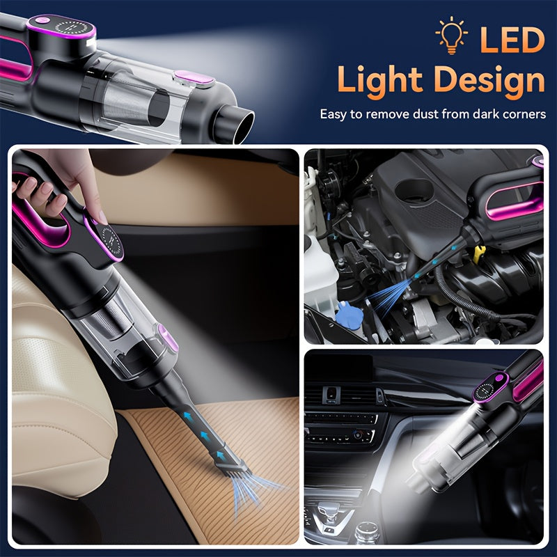 Wireless Handheld Vacuum For Cars And Homes 2 In One