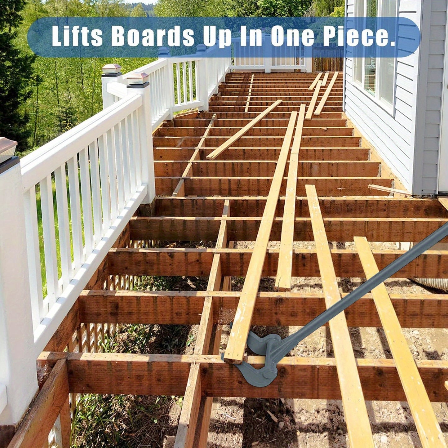 Heavy-Duty Steel Pallet Buster with Non-Slip Handle