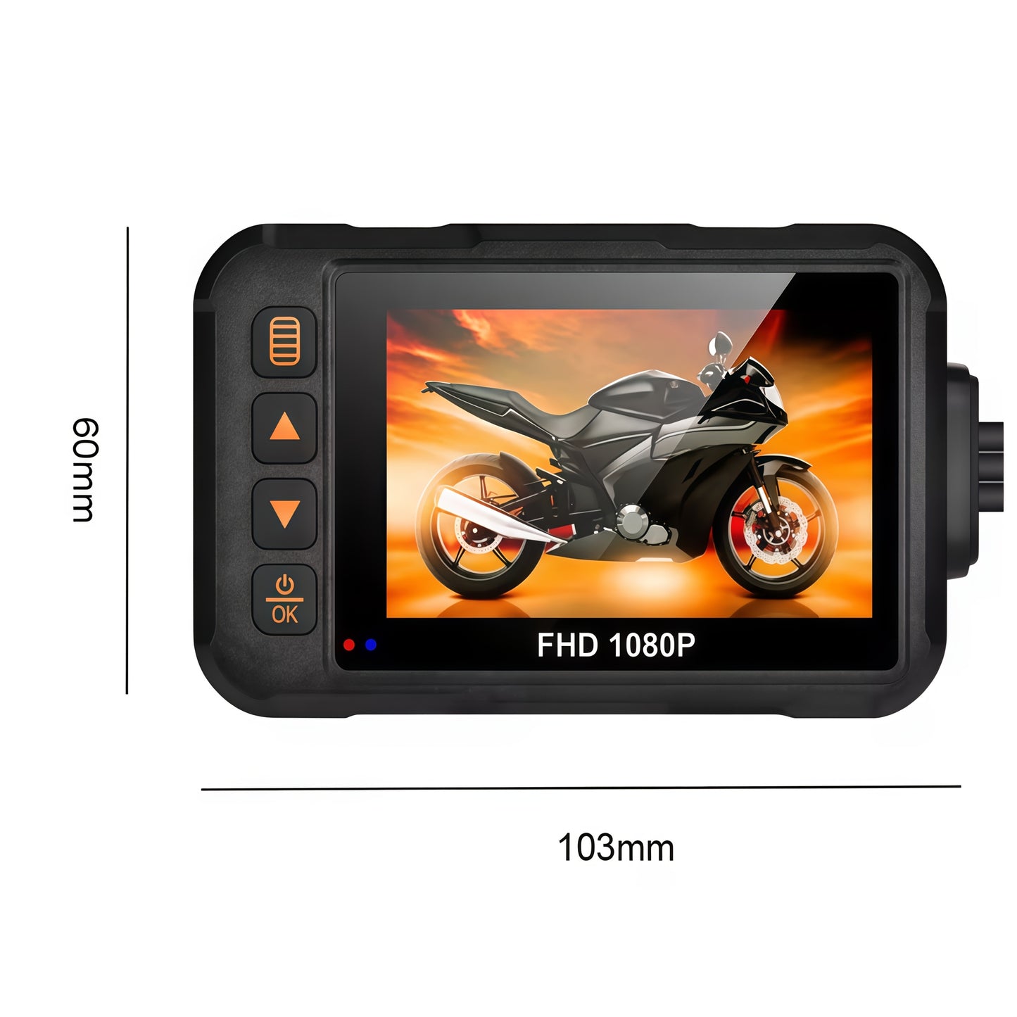 Front And Rear Car Dash Camera 1080P Wide Angle Recording