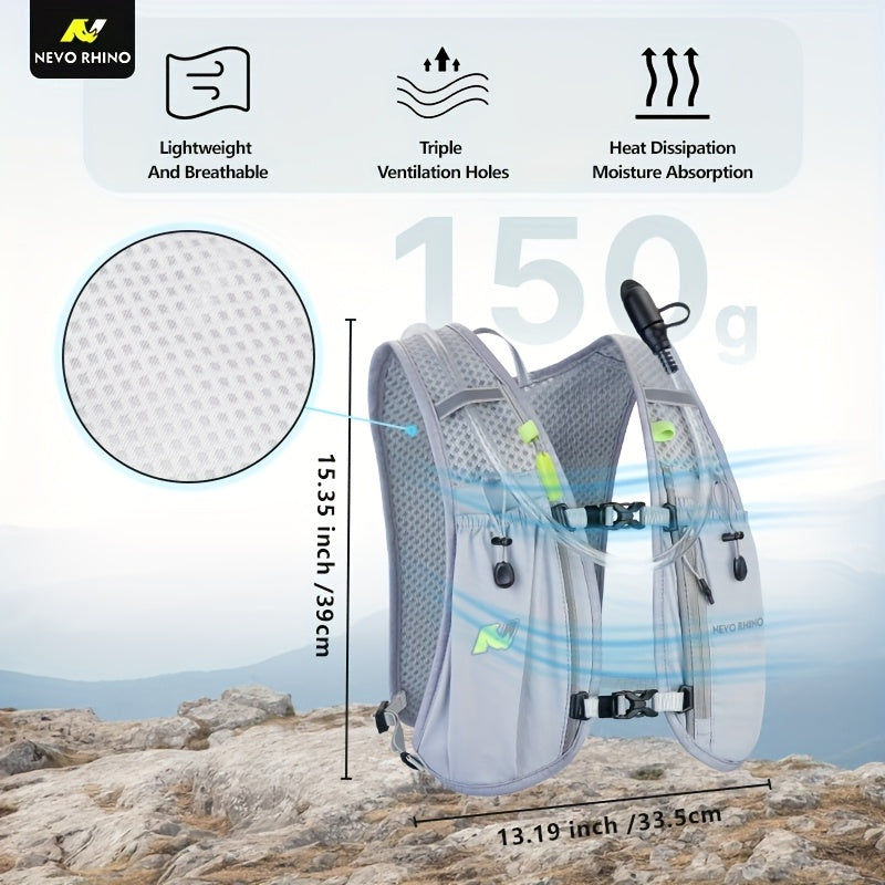 Hydration Running Vest With Water Bladder Lightweight Pack