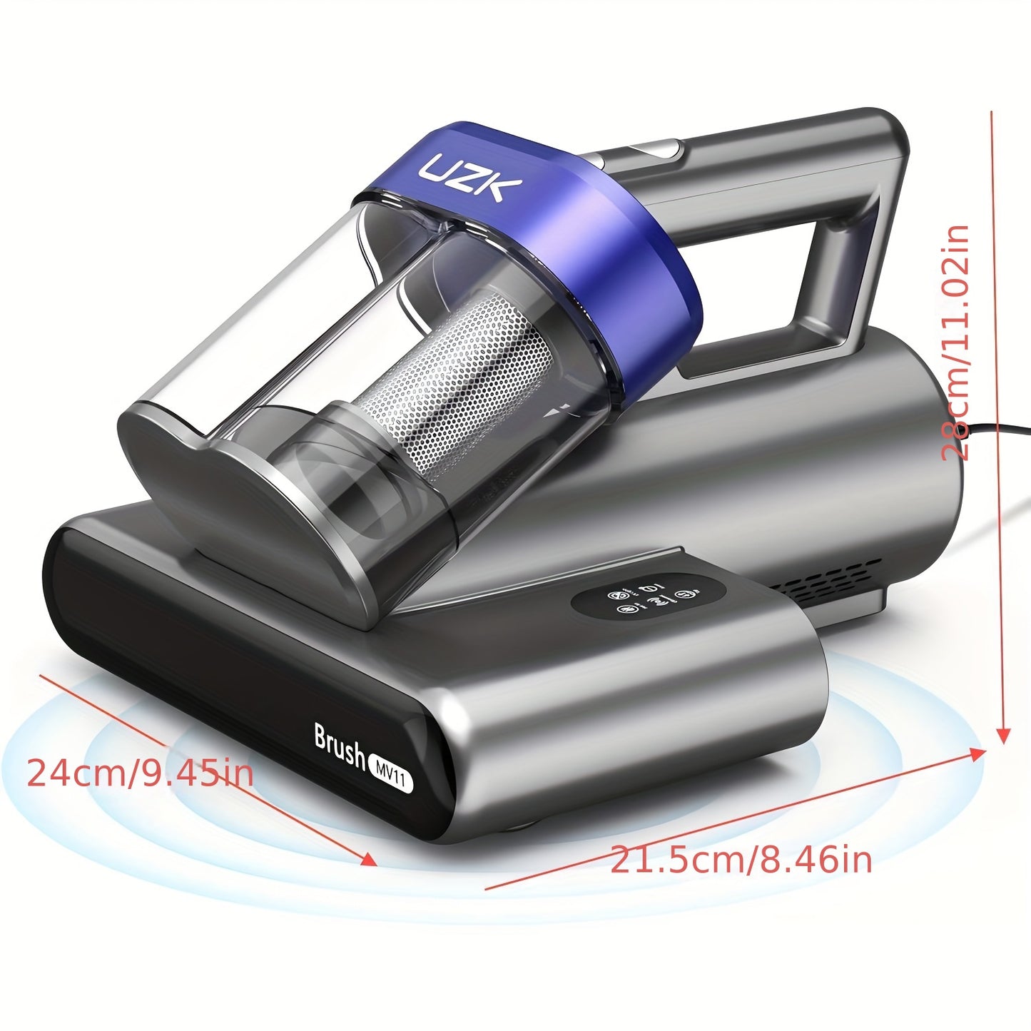 Powerful Handheld Mattress Vacuum Cleaner with UV-C Technology