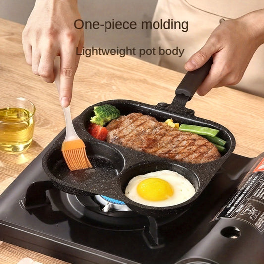 Nonstick Cast Iron Breakfast Pan For Eggs And Steak