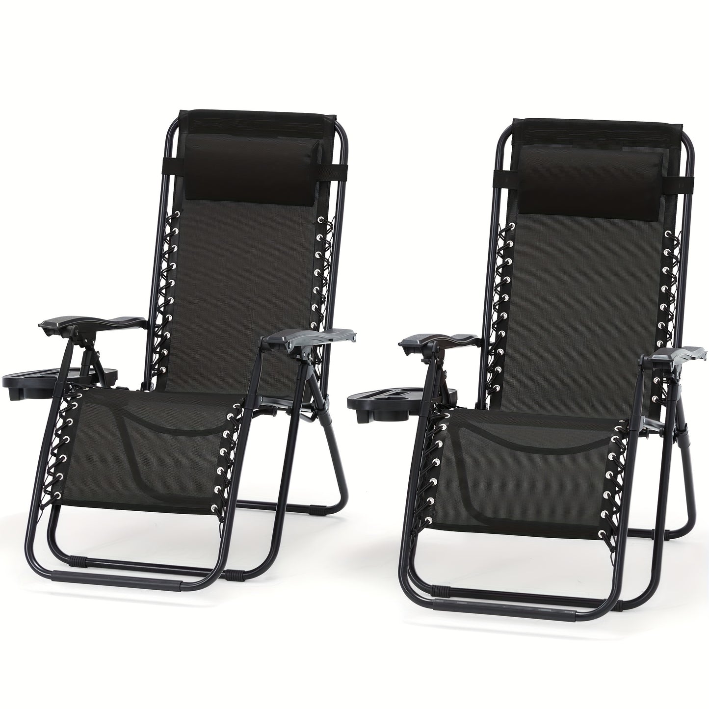 Zero Gravity Recliner Chairs Set for Outdoor Relaxation