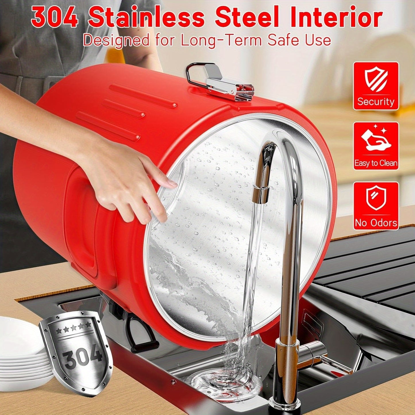 Stainless Steel 304 Beverage Dispenser Faucet Leak Proof