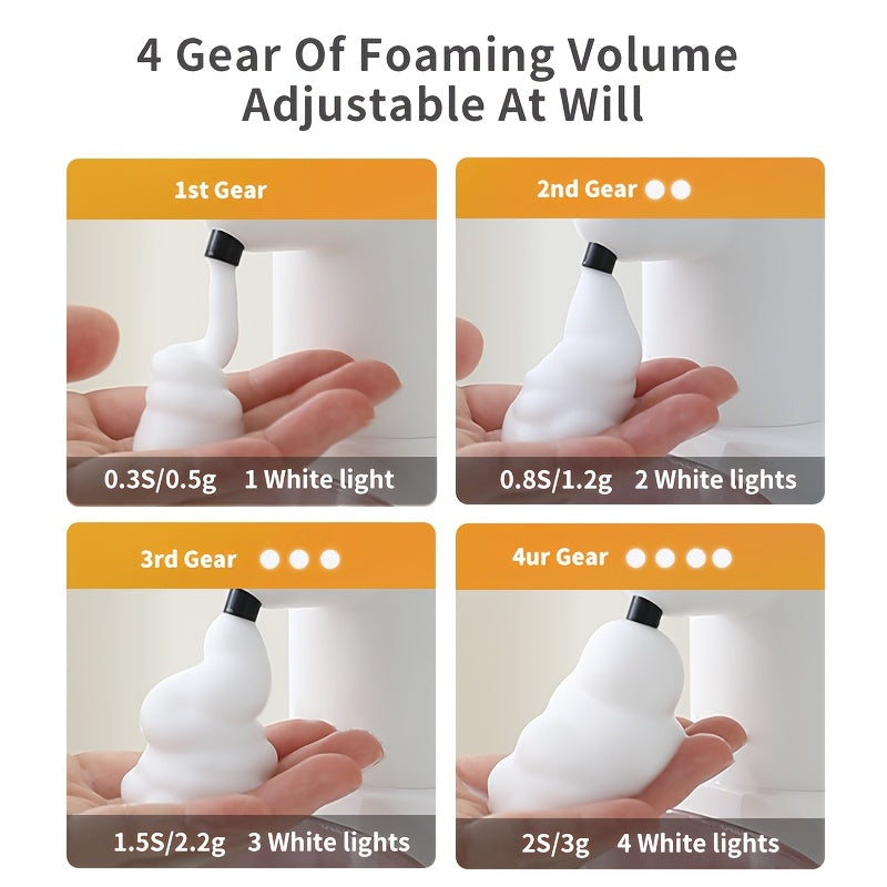Automatic Foam Soap Dispenser Hands Free Wall Mount USB