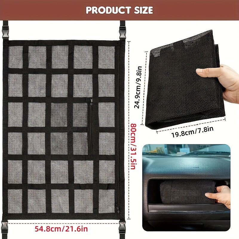 Durable Nylon Car Roof Storage Net for Trucks and SUVs