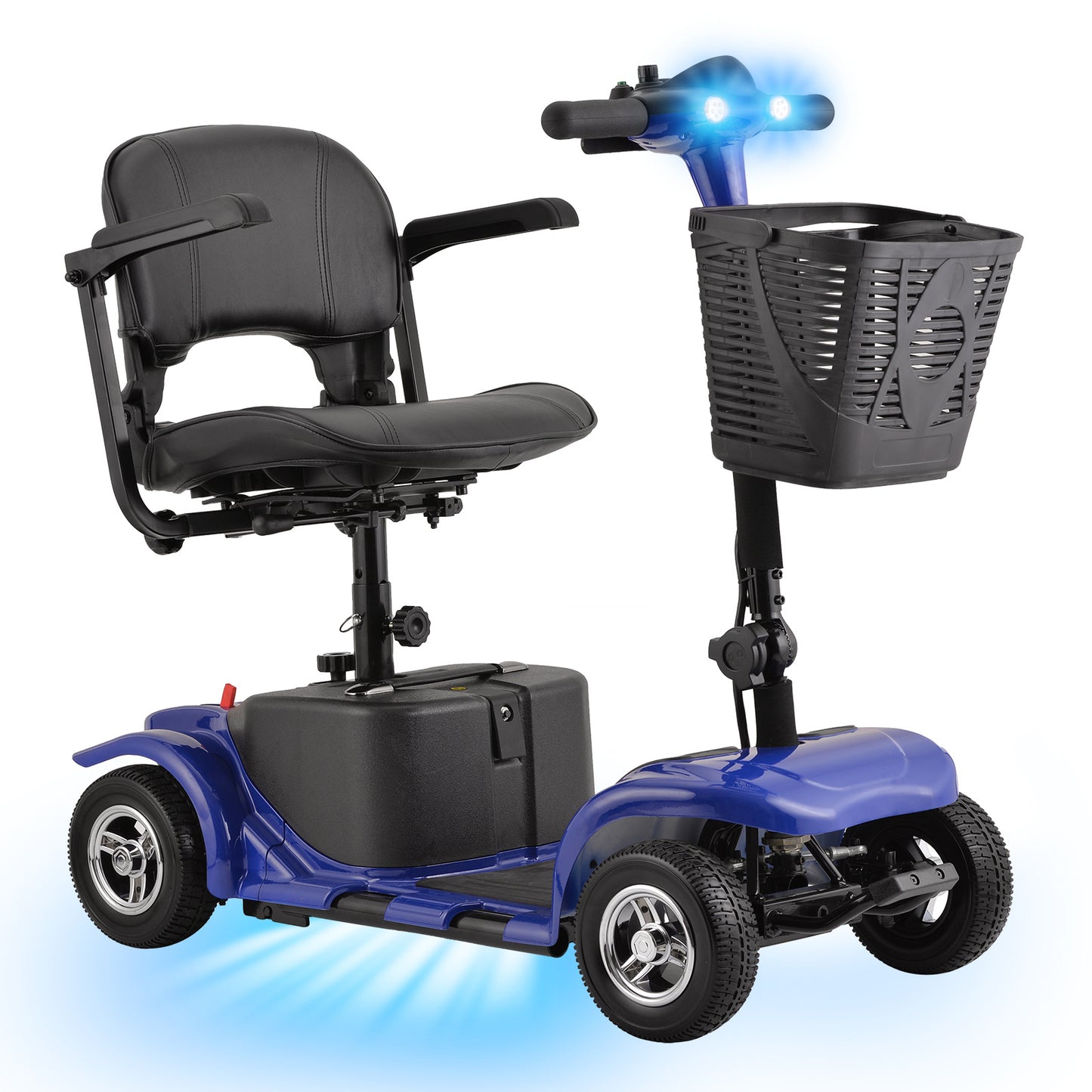 Folding 4 Wheel Electric Scooter 250W Range 15.5 Miles