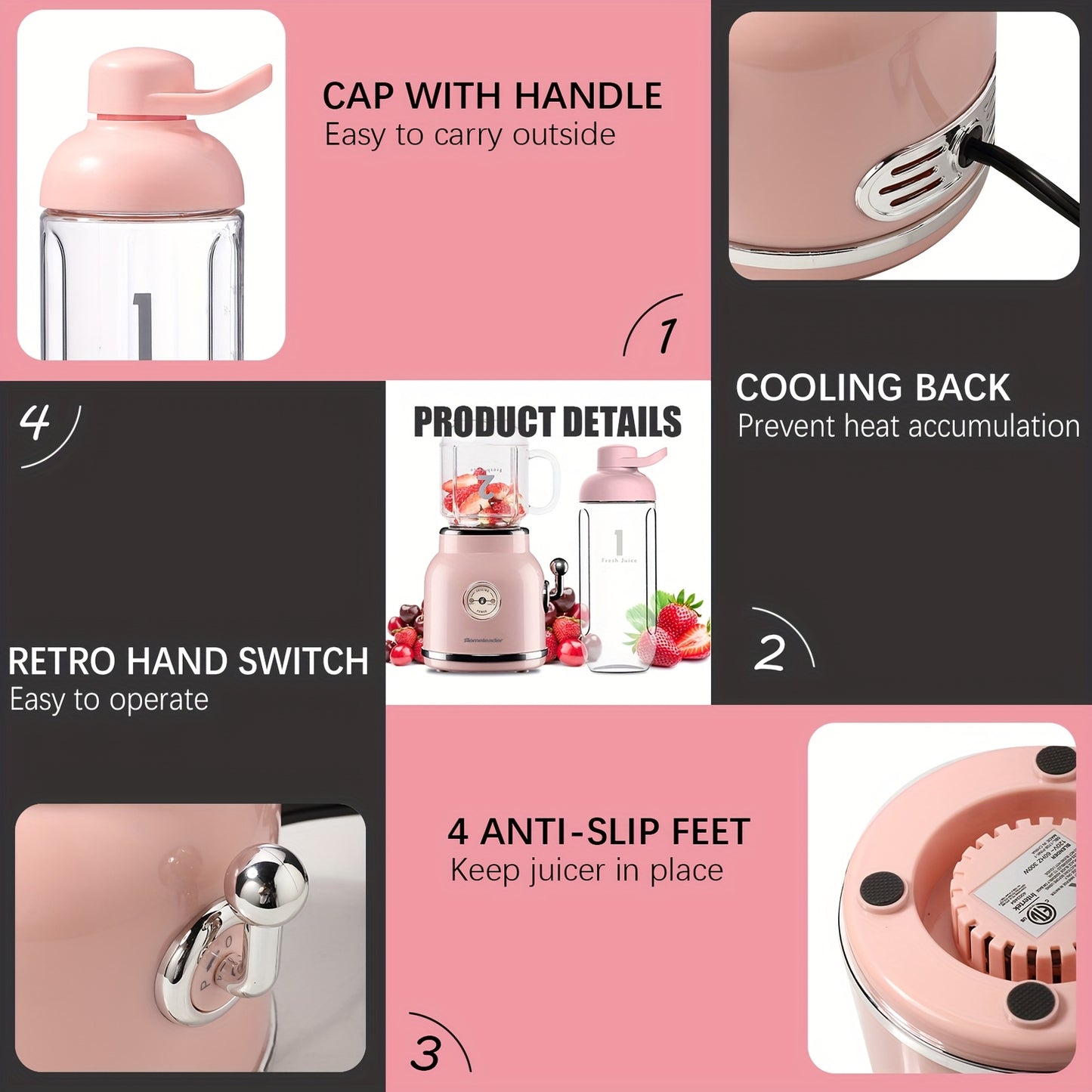 Personal Blender for Shakes and Smoothies Travel Cup