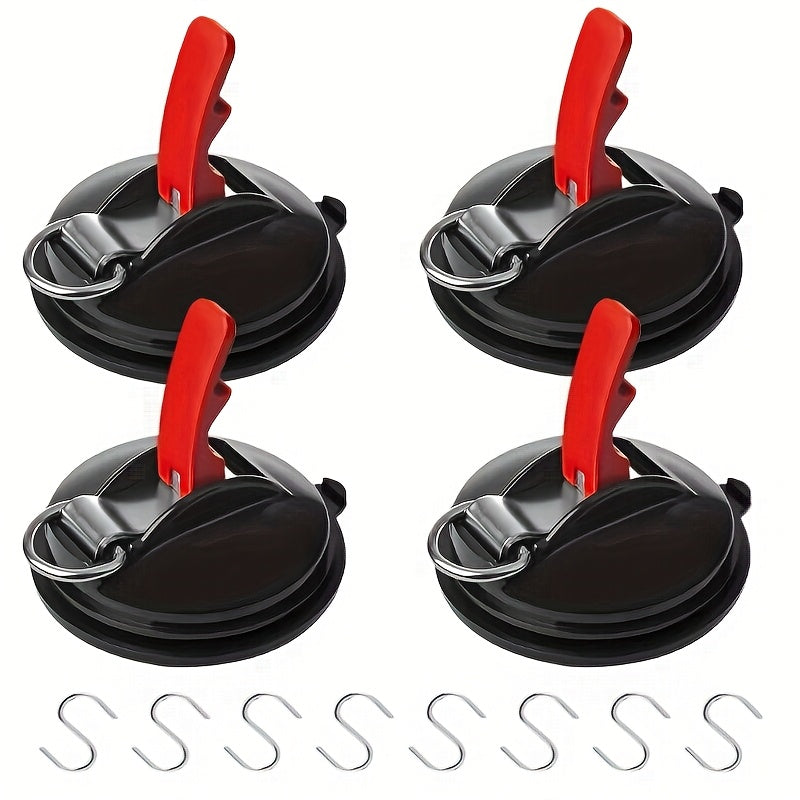 Heavy Duty Suction Cups With Secure Hook For Camping Tents