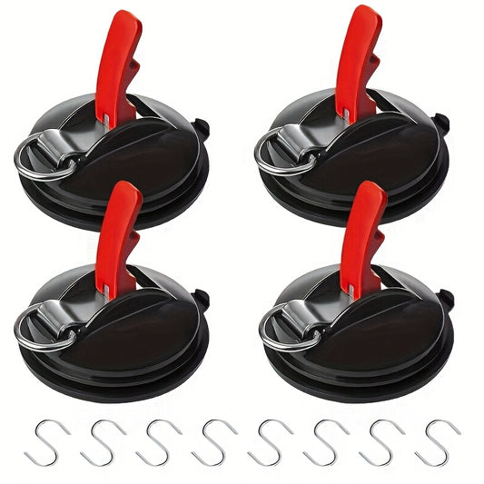 Heavy Duty Suction Cups With Secure Hook For Camping Tents