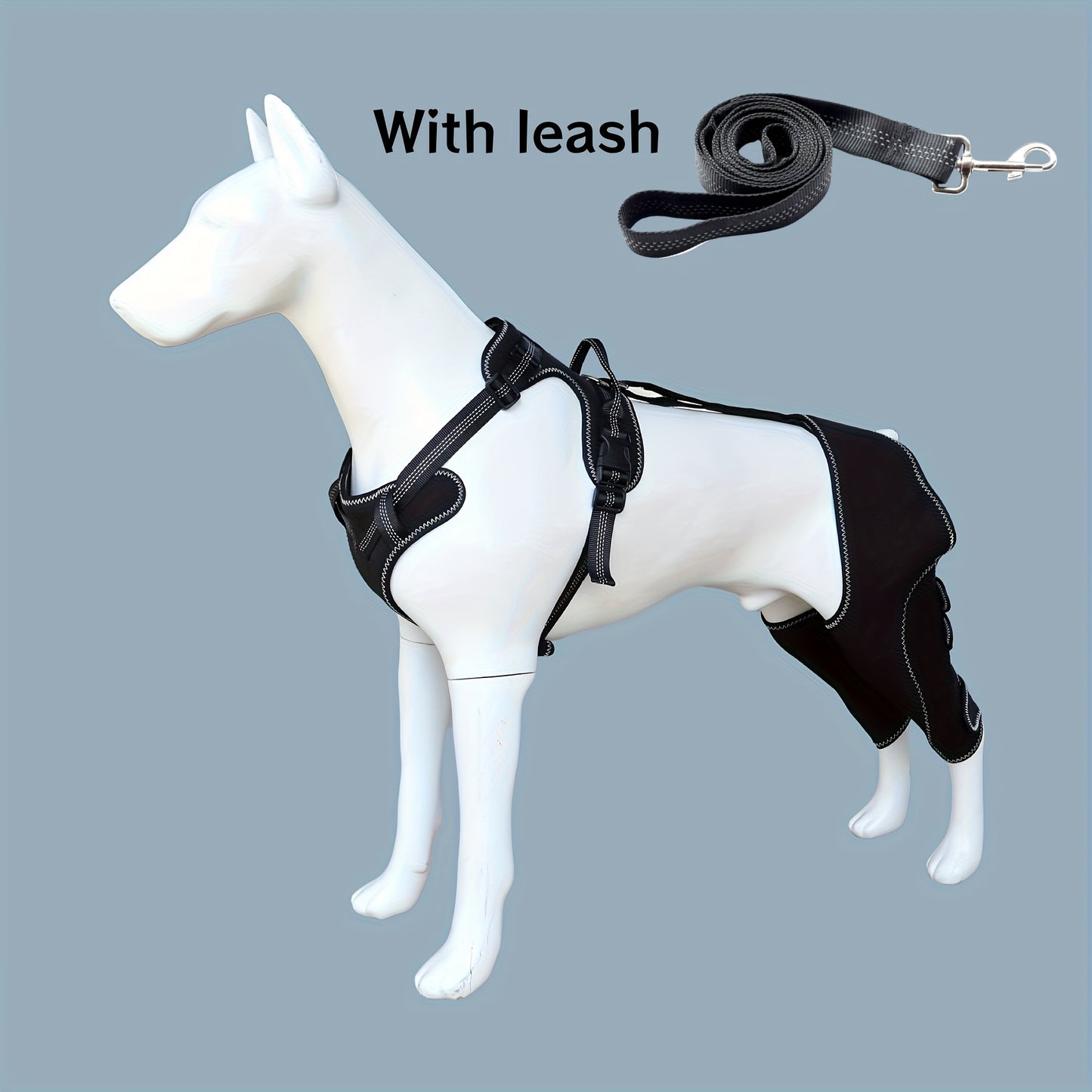 Dog Hind Leg Support Guard With Chest Harness Leash