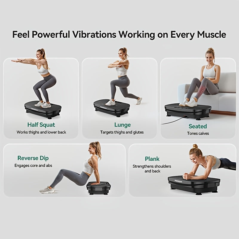 Vibration Plate Fitness Machine With Multiple Modes