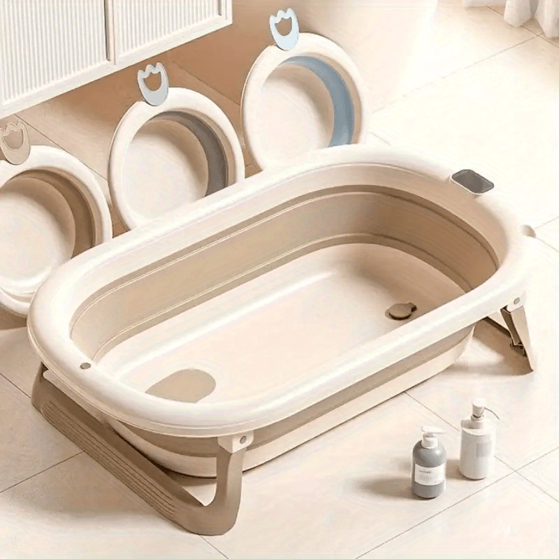 Foldable Pet Bathtub for Dogs and Cats - Space Saving Design